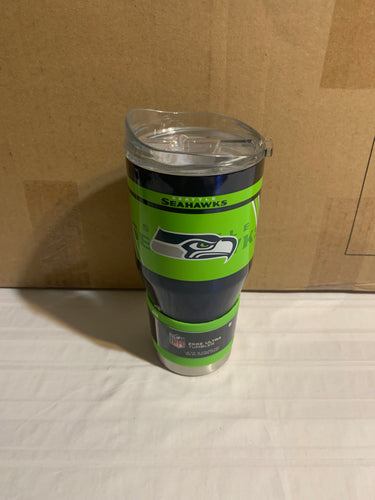 Seattle Seahawks NFL 24oz Blue Tumbler Cup Mug Boelter Brands - Casey's Sports Store