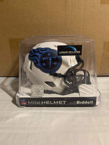 Tennessee Titans NFL Riddell White Speed Alternate Replica Mini Helmet - Casey's Sports Store