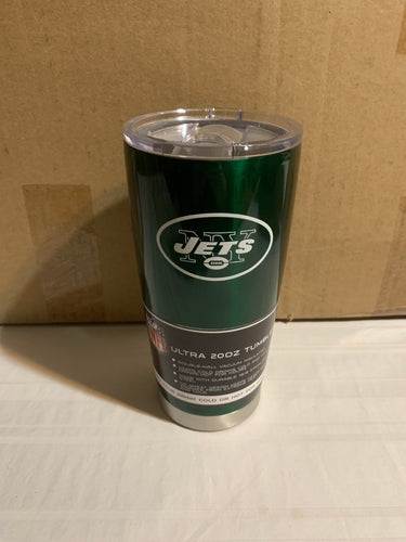 New York Jets NFL 20oz Green Tumbler Cup Mug Boelter Brands - Casey's Sports Store