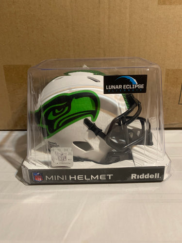 Seattle Seahawks NFL Riddell Speed White Alternate Mini Helmet - Casey's Sports Store