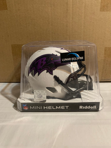 Baltimore Ravens NFL Riddell Speed White Alternate Mini Helmet - Casey's Sports Store