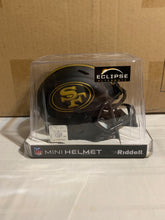 Load image into Gallery viewer, San Francisco 49ers NFL Riddell Speed Black Alternate Mini Helmet - Casey&#39;s Sports Store
