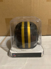 Load image into Gallery viewer, San Francisco 49ers NFL Riddell Speed Black Alternate Mini Helmet - Casey&#39;s Sports Store
