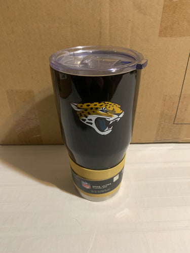 Jacksonville Jaguars NFL 30oz Black Tumbler Cup Mug Boelter Brands - Casey's Sports Store