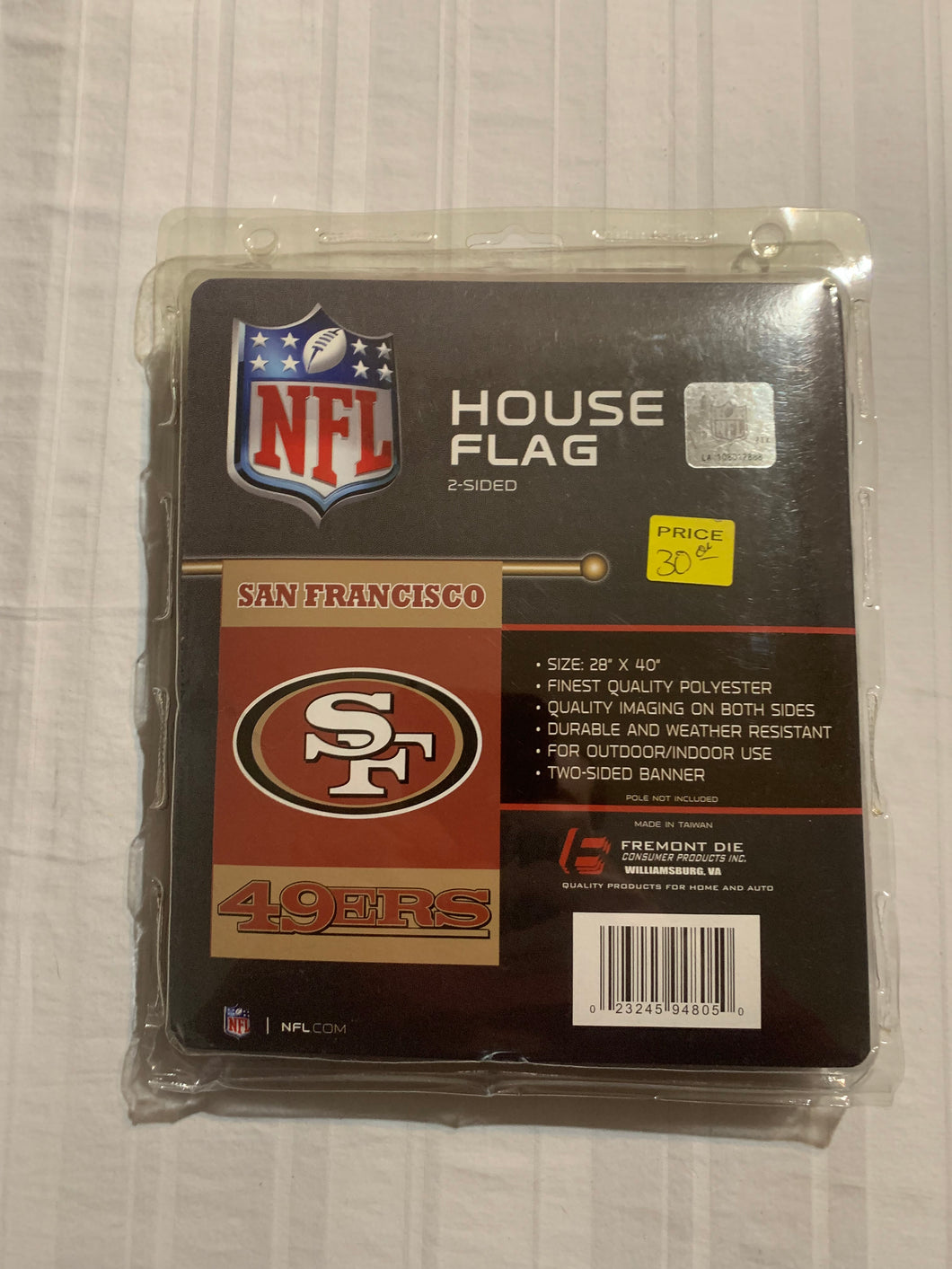 San Francisco 49ers Fremont Die Double Sided 28