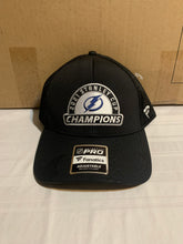 Load image into Gallery viewer, Tampa Bay Lightning NHL Fanatics &#39;21 Stanley Cup Champions Black Adjustable Hat - Casey&#39;s Sports Store
