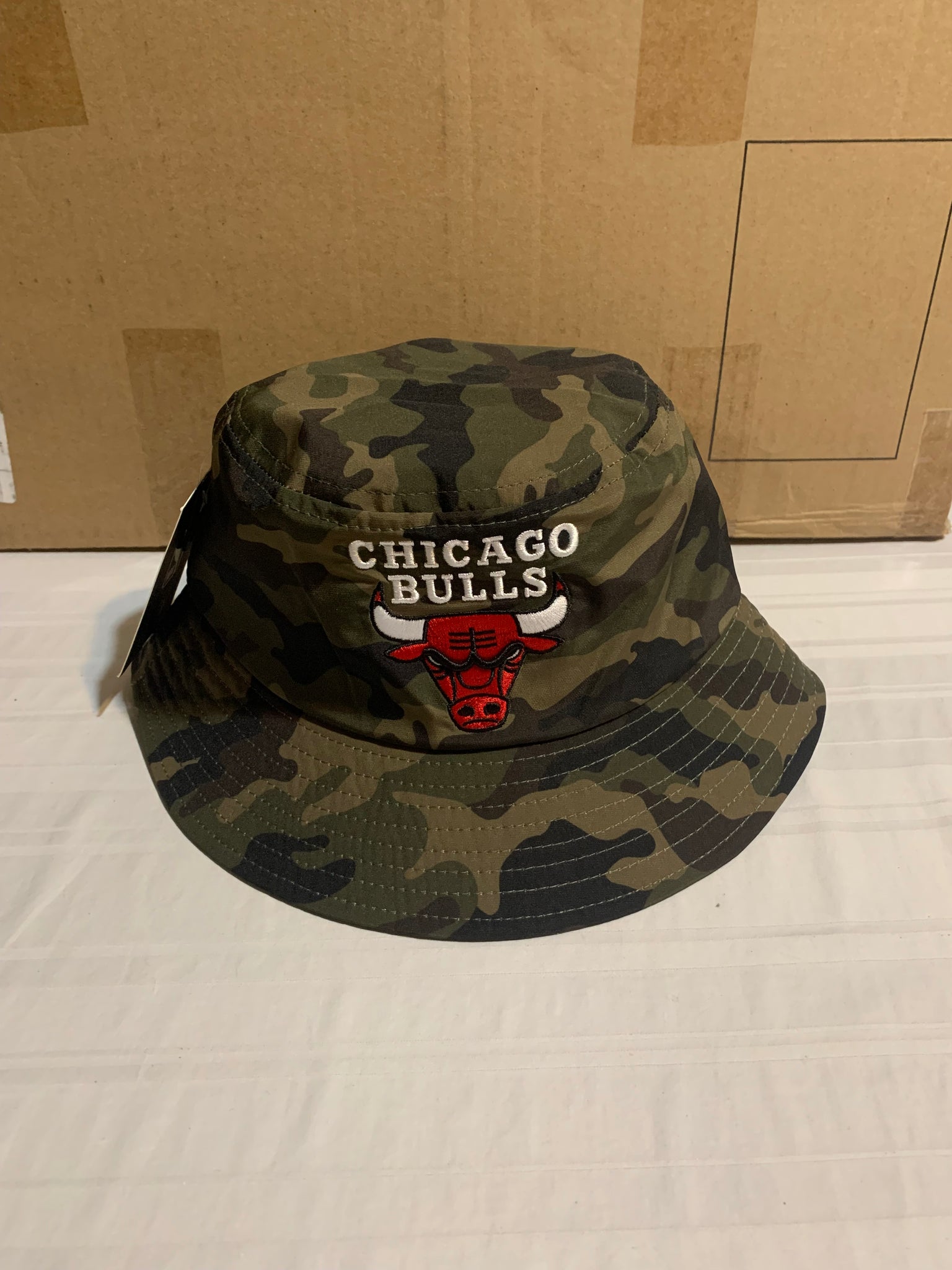 Chicago Bulls NBA Ultra Game Camo One Size Bucket Hat