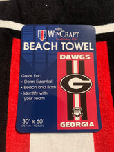 Load image into Gallery viewer, Georgia Bulldogs NCAA 30&quot; x 60&quot; Beach Towel McArthur - Casey&#39;s Sports Store
