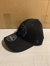 Load image into Gallery viewer, BYU Cougars NCAA Zephyr Black One Size Stretch Fit Hat Cap - Casey&#39;s Sports Store
