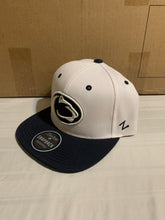 Load image into Gallery viewer, Penn State Nittany Lions NCAA Zephyr White Two Tone Captain Snapback Hat - Casey&#39;s Sports Store
