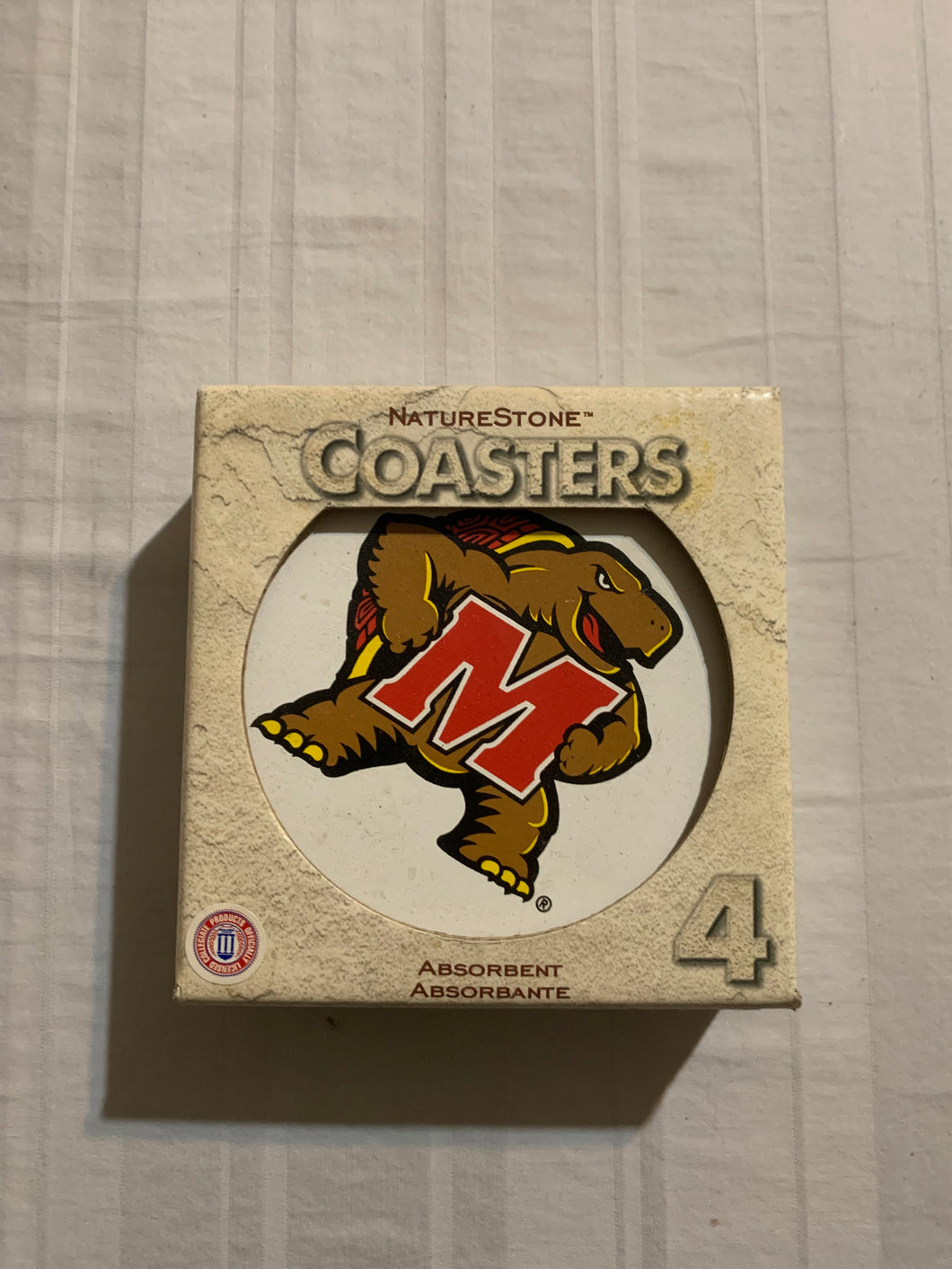 Maryland Terrapins NCAA Set of 4 Absorbent Coasters - Casey's Sports Store