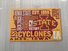 Load image into Gallery viewer, Iowa State Cyclones NCAA 17" x 11" Wood Decorative Indoor Sign Wincraft - Casey's Sports Store

