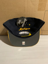 Load image into Gallery viewer, Michigan Wolverines NCAA Zephyr Blue Two Tone Captain Snapback Hat - Casey&#39;s Sports Store
