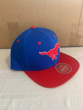 Load image into Gallery viewer, SMU Mustangs NCAA Zephyr Blue Two-Tone Adjustable Snapback Hat - Casey&#39;s Sports Store

