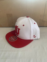 Load image into Gallery viewer, Indiana Hoosiers NCAA Zephyr White Two Tone Adjustable Snapback Hat - Casey&#39;s Sports Store
