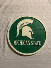 Load image into Gallery viewer, Michigan State Spartans 12" Stepping Stone Wall Sign New Creative - Casey's Sports Store
