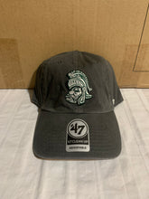 Load image into Gallery viewer, Michigan State Spartans Throwback NCAA &#39;47 Brand Grey Clean Up Adjustable Hat - Casey&#39;s Sports Store
