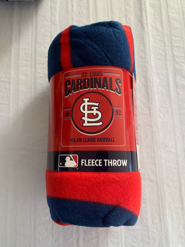 St. Louis Cardinals MLB Fleece Throw Blanket 50