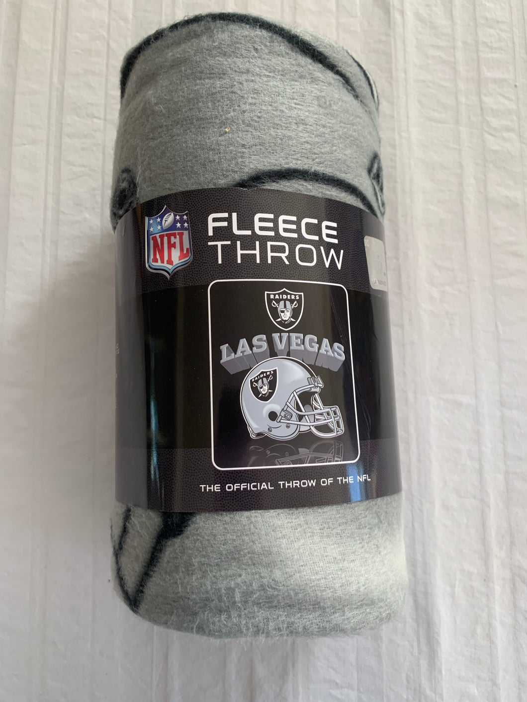 Las Vegas Raiders NFL Fleece Throw Blanket 50