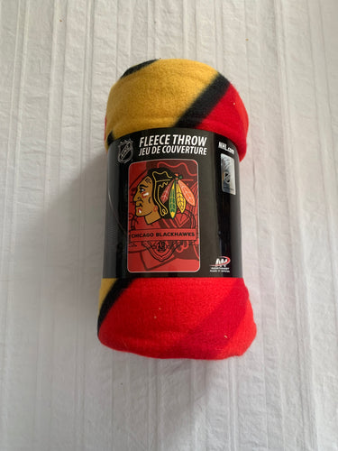 Chicago Blackhawks NHL Fleece Throw Blanket 40