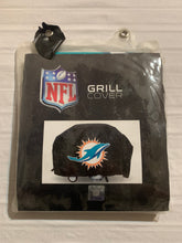 Load image into Gallery viewer, Miami Dolphins NFL Black Vinyl Grill Cover 68&quot; x 21&quot; x 35&quot; Rico Brand - Casey&#39;s Sports Store
