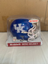 Load image into Gallery viewer, Kentucky Wildcats NCAA Riddell Speed Blue Mini Helmet - Casey's Sports Store
