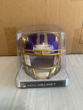 Load image into Gallery viewer, Baltimore Ravens NFL Riddell Purple Replica Mini Helmet Flash Alternate - Casey&#39;s Sports Store
