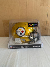 Load image into Gallery viewer, Pittsburgh Steelers NFL Riddell Yellow Replica Mini Helmet Flash Alternate - Casey&#39;s Sports Store
