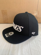 Load image into Gallery viewer, Los Angeles Kings NHL &#39;47 Brand Black Adjustable Captain Snapback Hat - Casey&#39;s Sports Store
