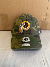 Load image into Gallery viewer, Washington Redskins NFL &#39;47 Brand Camo Clean Up Adjustable Hat - Casey&#39;s Sports Store
