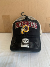 Load image into Gallery viewer, Washington Redskins NFL &#39;47 Brand Black Clean Up Mesh Adjustable Hat - Casey&#39;s Sports Store
