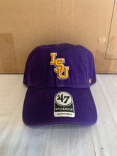 Load image into Gallery viewer, LSU Tigers NCAA &#39;47 Brand Script Purple Clean Up Adjustable Hat - Casey&#39;s Sports Store
