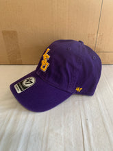 Load image into Gallery viewer, LSU Tigers NCAA &#39;47 Brand Script Purple Clean Up Adjustable Hat - Casey&#39;s Sports Store
