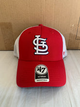 Load image into Gallery viewer, St. Louis Cardinals MLB &#39;47 Brand Red MVP Mesh Adjustable Hat - Casey&#39;s Sports Store
