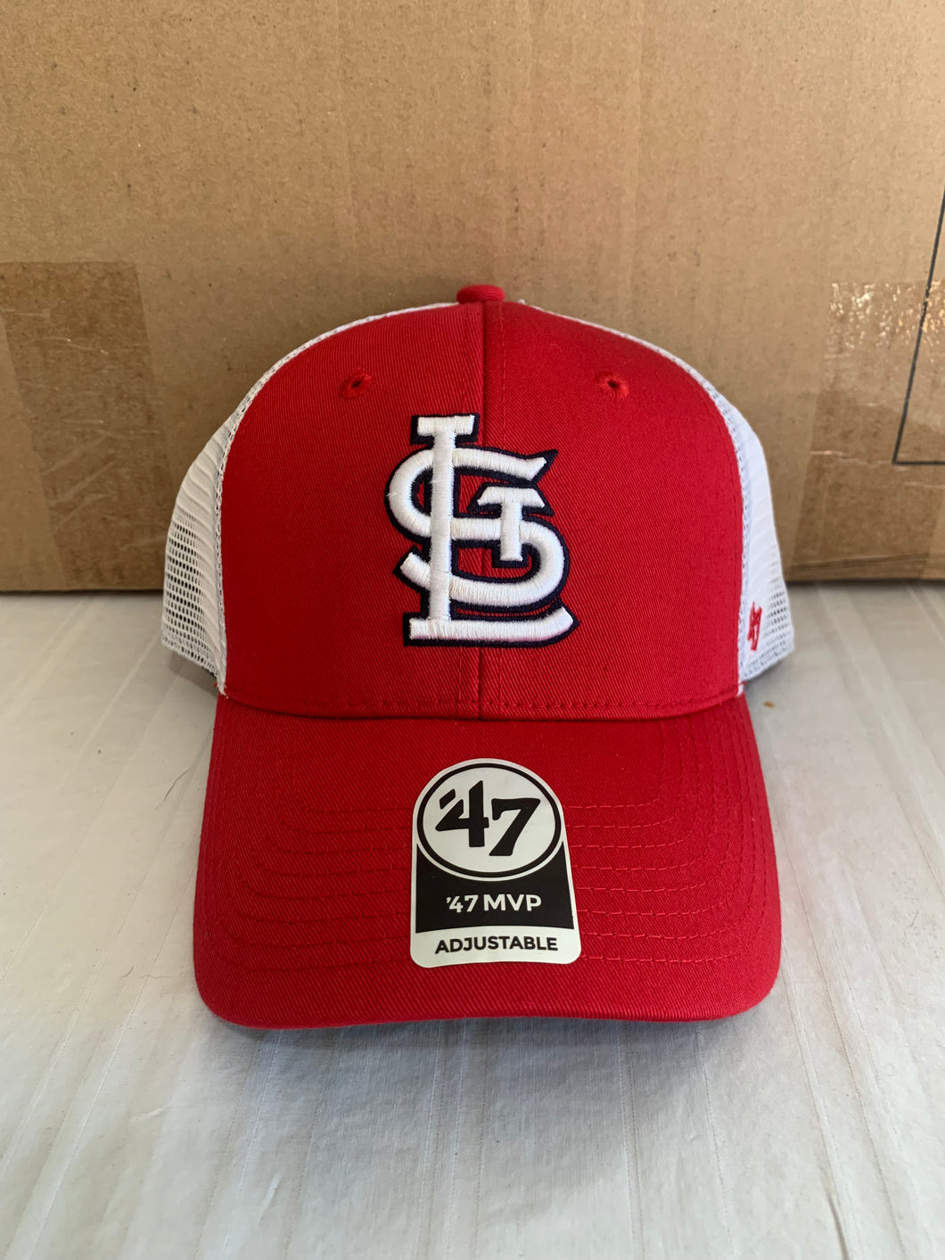 St. Louis Cardinals MLB '47 Brand Red MVP Mesh Adjustable Hat - Casey's Sports Store