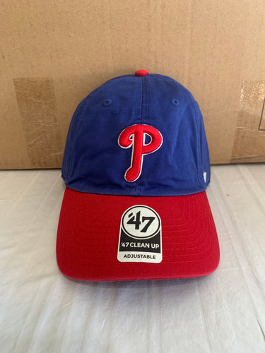 Philadelphia Phillies MLB '47 Brand Blue Two Tone Clean Up Adjustable Hat - Casey's Sports Store