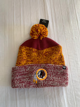 Load image into Gallery viewer, Washington Redskins Throwback NFL &#39;47 Brand Winter Beanie Knit Ski Cap Hat - Casey&#39;s Sports Store
