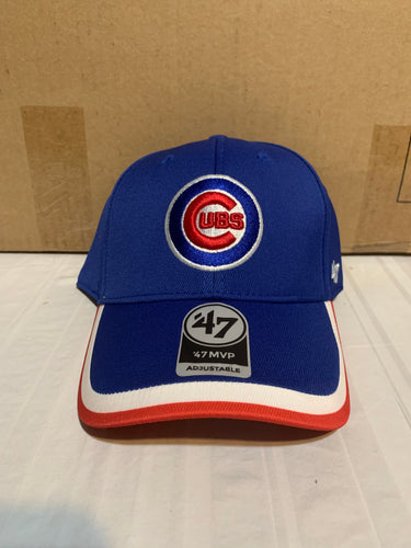 Chicago Cubs MLB '47 Brand Blue MVP Adjustable Hat - Casey's Sports Store