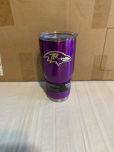 Baltimore Ravens NFL 30oz Purple Tumbler Cup Mug Boelter Brands - Casey's Sports Store