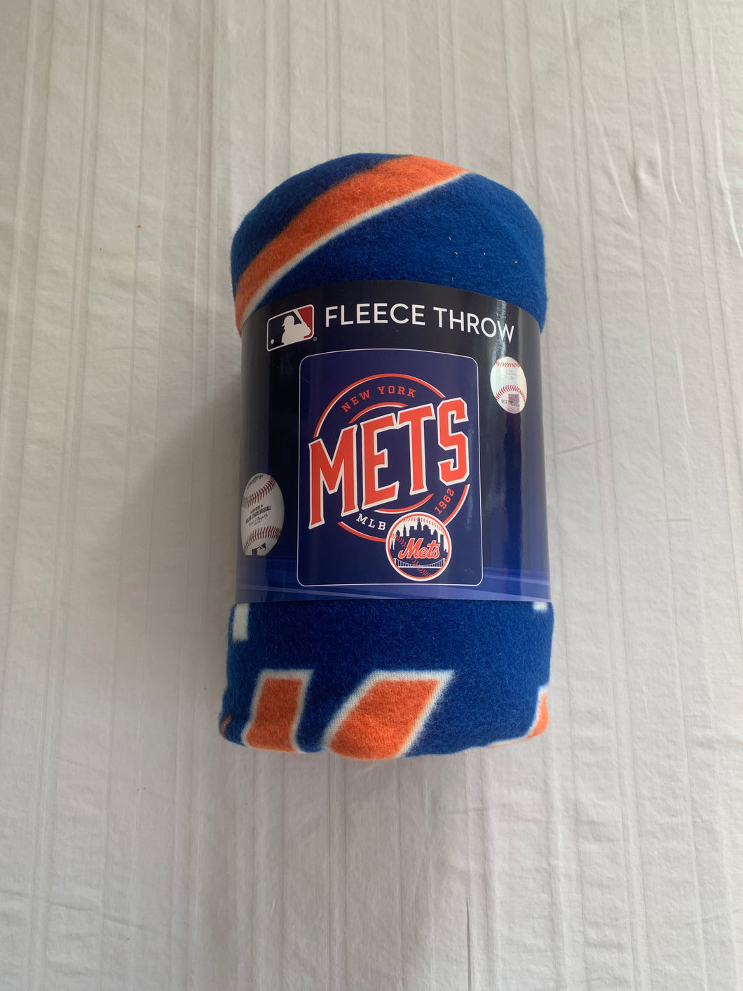 New York Mets MLB Fleece Throw Blanket 50