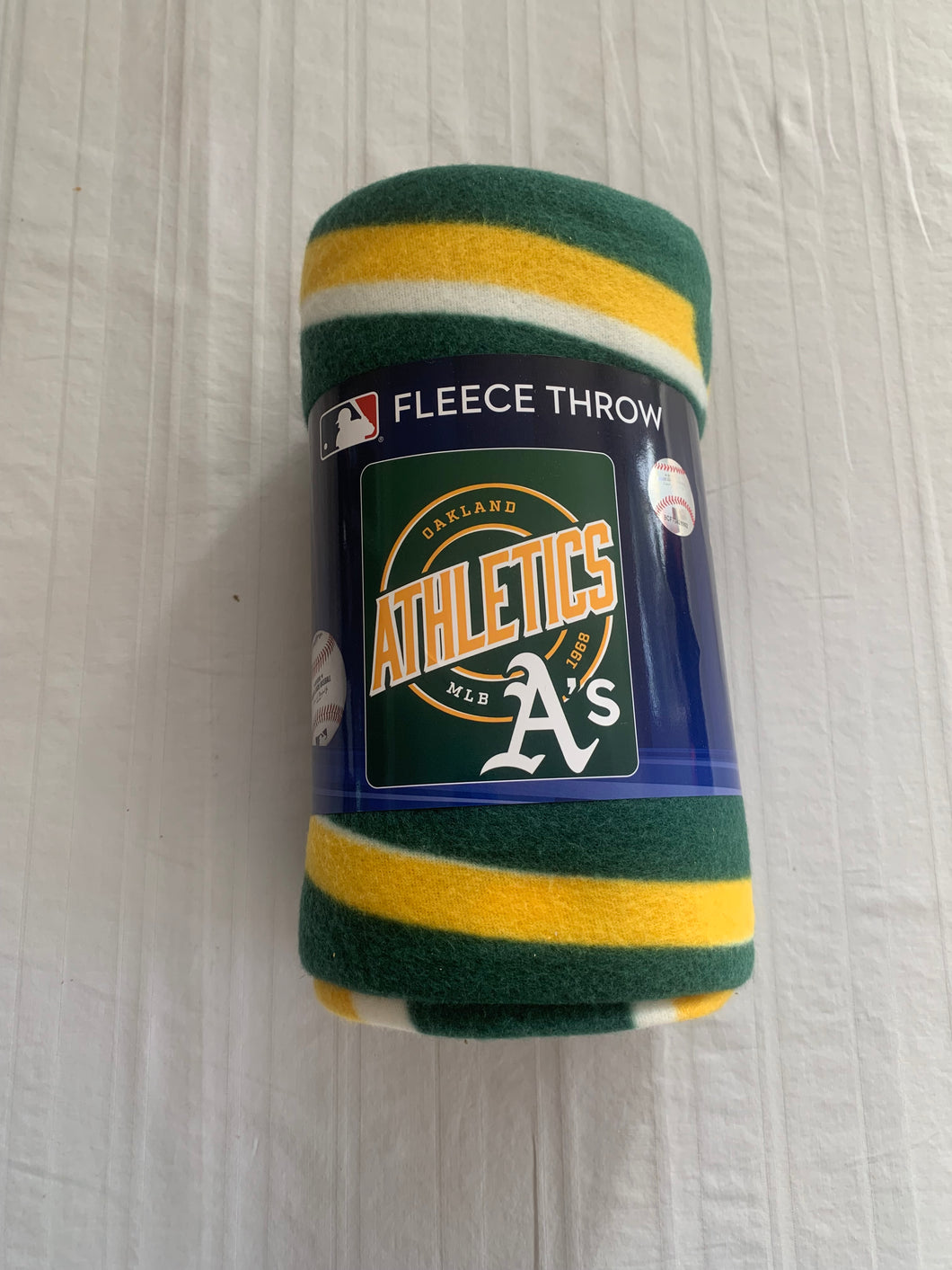 Oakland Athletics MLB Fleece Throw Blanket 50