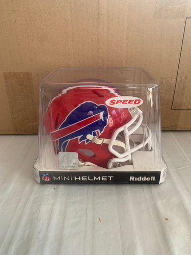 Buffalo Bills Throwback NFL Riddell Red Replica Mini Helmet - Casey's Sports Store