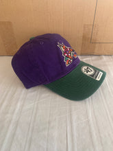 Load image into Gallery viewer, Phoenix Coyotes NHL &#39;47 Brand Throwback Clean Up Purple Two Tone Adjustable Hat - Casey&#39;s Sports Store
