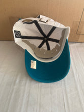 Load image into Gallery viewer, San Jose Sharks NHL &#39;47 Brand Throwback Clean Up White Two Tone Adjustable Hat - Casey&#39;s Sports Store
