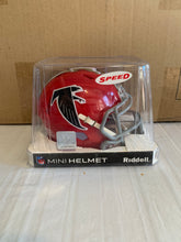 Load image into Gallery viewer, Atlanta Falcons Throwback NFL Riddell Red Replica Mini Helmet - Casey&#39;s Sports Store
