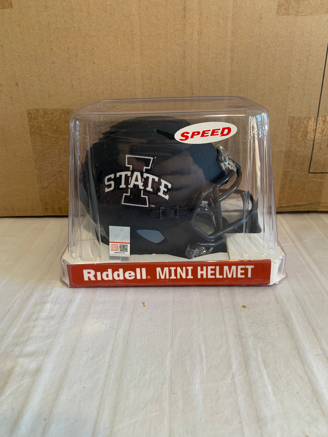 Iowa State Cyclone NCAA Riddell Speed Black Alternate Mini Helmet - Casey's Sports Store