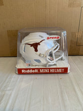 Load image into Gallery viewer, Texas Longhorns NCAA Riddell Speed White Mini Helmet - Casey&#39;s Sports Store
