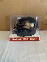 Load image into Gallery viewer, Purdue Boilermakers NCAA Riddell Speed Black Mini Helmet - Casey&#39;s Sports Store
