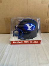 Load image into Gallery viewer, BYU Cougars NCAA Riddell Speed Black Alternate Mini Helmet - Casey's Sports Store
