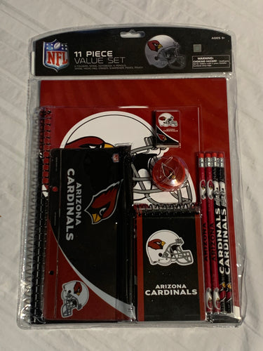 Arizona Cardinals NFL 11 Piece School Gift Set Wincraft - Casey's Sports Store